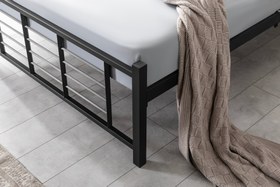 Resim EVGER METAL KARYOLA, K01, SİYAH, 120X200 