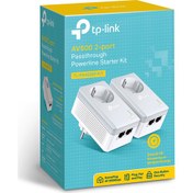 Resim TP-LINK TL-PA4020P KIT AV600 2-PORT AC GÜÇ SOKETLI POWERLINE 