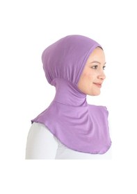 Resim Modish Group Kadın Boyunluklu Hijab Tesettür Pratik Spor Bone - Sarı Lila 