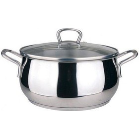 Resim Taç Bengü Çelik Tencere Derin Tencere 22 CM 