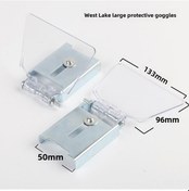 Resim Xiyyadms Makineler İçin Cam Koruyucu Korumalı Kalkan + Şeffaf Gözlük Seti - Fabrika Satışı Kaliteli Tekerlek Aksesuarı 