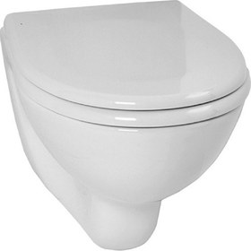 Resim VitrA Arkitekt Asma Klozet 5959L003-0850 + VitrA Unıversal 1 Nuvoplast Soft Klozet Kapağı 