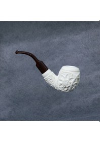 Resim Yunar Zanera 9mm. Filtreli Akrilik Saplı Lületaşı Pipo 12001m 