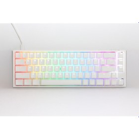 Resim Ducky ONE 3 SF Mekanik Red Swich Q TR White Keycaps RGB LED Oyuncu Klavye 