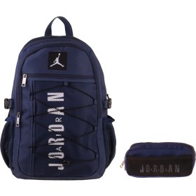 Resim Jordan Air New York Navy Blue Lacivert Ikili Sırt Çantası ve Kalemlik Seti - Erkek Çocuk - SETJA-Q3166C 