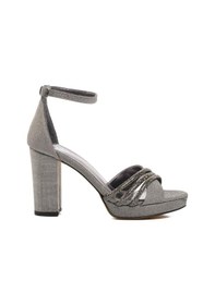 Resim Ayakmod 655328 Platin Kadın Topuklu Abiye Ayakkabı 001 