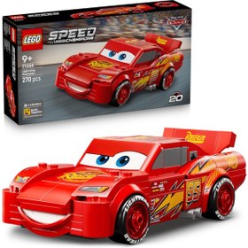 Resim LEGO® Speed Champions | Şimşek McQueen 77255 - 9 Yaş ve Üzeri Çocuklar için Çıkartmalar İçeren Oyuncak Yapım Seti (270 Parça) 