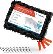 Resim TRIBURG Römork Ağı, Esneyebilir 1,5x2,7m-2,5x3,5m, 10 Kanca Dahil, Elastik, UV ve Hava Koşullarına Dayanıklı 