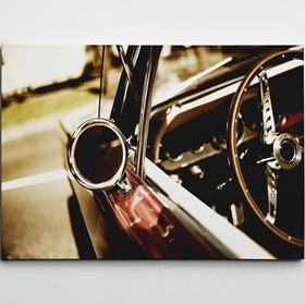 Resim Direksiyon Retro Kanvas Tablo 35 x 50 CM 