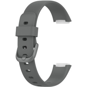 Resim Fitbit Luxe Silikon Renkli Toka Saat Bandı İçin Xdfind, Boyut: L Gri 