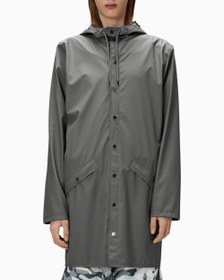 Resim Long Jacket Yağmurluk - Navy / M 