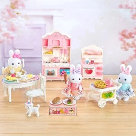Resim Bay Dreamy Mini Tavşan 6719 Büyük Mutfak Oyun Evi Seti 3+ 
