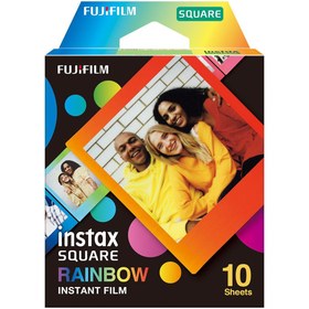 Resim Instax Square Rainbow 10'lu Kare Özel Film 