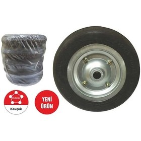 Resim Tkr 001 El Arabası Tekeri Dolgu Teker Burçlu 