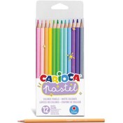 Resim Nessiworld Carioca Pastel Renkli Kuru Boya Kalemi 12'li 