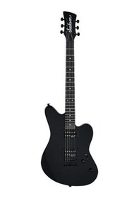 Resim Jackson Js22 Ht Surfcaster Amaranth Klavye Gloss Black Elektro Gitar 