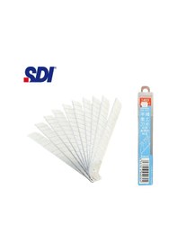 Resim Sdı 1403 Çelik Maket Bıçağı Falçata Ucu Yedeği 9mm 60 Derece Küçük 10&amp 39lu Çok Renkli 