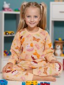 Resim Rommel Kız Çocuk Pijama Takımı 174030905 Turuncu 
