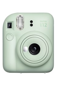 Resim Instax mini 12 Mavi Fotoğraf Makinesi-20'lu Film-Mini Albüm ve Deri Kılıf Seti 