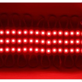 Resim 2 Adet 12V 3 Ledli Parmak Led Modül 1.5W 2835 Mercekli Kırmızı 