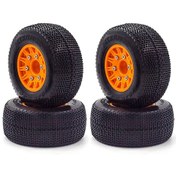 Resim Xindoker 1/10 Rc Kamyon Lastikleri - 4 Adet 110mm Kauçuk Tekerlek 727 Slash K1 Uyumlu 