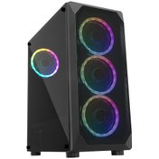 Resim Gameforce Xmesh 6x120 MM Rainbow Fanlı Oyuncu Kasa 