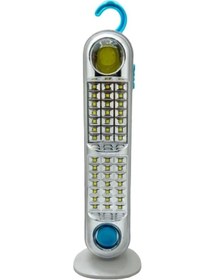 Resim V-005 42 Ledli+fener Solar Güneş Panelli Ultra Güçlü Ledli Şarjlı Işıldak Çok Renkli 