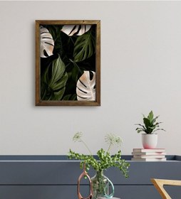 Resim Bk Gift Otel Odası Konseptli Doğal Masif Ahşap Çerçeveli Tablo 45 (551120017) 