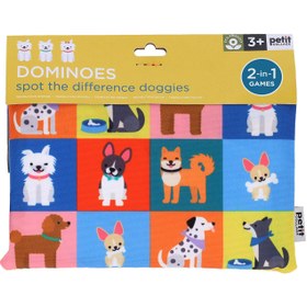 Resim Petit Collage Domino Oyunu - Doggies - 3 YAŞ VE ÜZERİ 