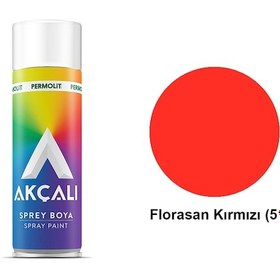 Resim Akçalı Sprey Boya 400 ML 519 Floresan Kırmızı 