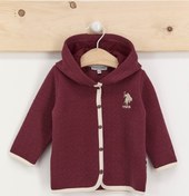 Resim U.S. Polo Assn. U.s. Polo Assn Bordo Erkek Bebek Hırka 