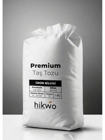 Resim Premium Taş Tozu - Hobi Harcı - Taş Tozu 1 Kg Beyaz 