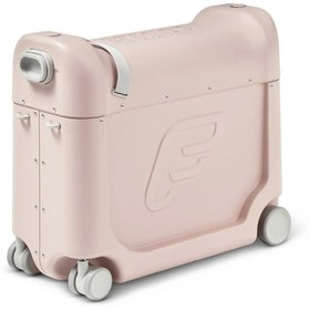 Resim JetKids BedBox, Uçak Koltuklarına Uyumlu Binilebilir Çocuk Valizi - Açık Pembe 