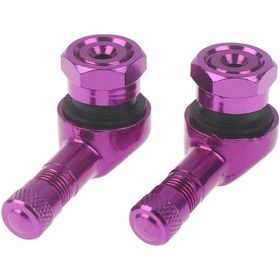 Resim Dashanshop 2 Adet Mor 90 Derece Cnc Motor Sapı - Dayanıklı Alüminyum, Siyah Kauçuk 