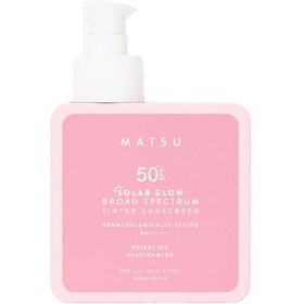Resim Matsu solar glow ton eşitleyici spf50+ renkli güneş kremi 100 ml 