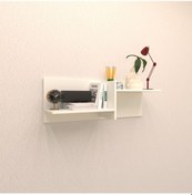 Resim Rafkestir Hornor Duvar Rafı Beyaz ( Mat ) 