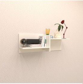 Resim Rafkestir Hornor Duvar Rafı Beyaz ( Mat ) 