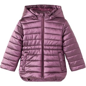 Resim Name İt Açık Mor Kız Bebek Fermuarlı Uzun Kollu Düz Mont NMFMADIA PUFFER JACKET1 