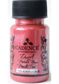 Resim Dora Metalik Boya 50ml - 133 Dora Kırmızı Karışık, Çok Renkli 