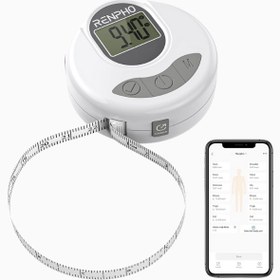 Resim Akıllı Vücut Çevresi Ölçüm Bandı, Bluetooth, Dijital Mezura, Kolay ve Hassas Ölçüm 