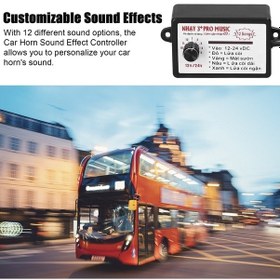 Resim Didadodo 12 Sesli Araç Kornası Kontrol Ünitesi - 12-24v, Hafif Ve Dayanıklı, Kullanıcı Dostu 