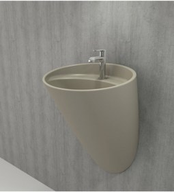 Resim Bocchi Venezia Asma Monoblok Lavabo Mat Kaşmir 1083-011-0126 