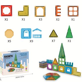 Resim 30/70/100 adet manyetik yapı blokları, 3 yaş ve üzeri çocuklar için STEM öğrenme oyunları, yaratıcı oyuncaklar, hayal gücünü geliştirir, Çocuk Bayramı ve okula dönüş hediyesi 