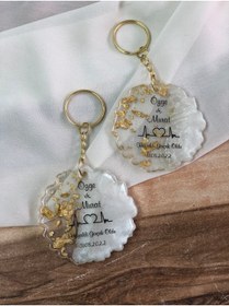 Resim Denseden Epoksi Anahtarlık 25 Adet Söz Nişan Hatırası Nikah Kına Düğün Hediyeliği Sünnet Mevlüt 