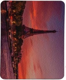 Resim Baskılı Şehir Manzaraları Desenli Renkli Tip Kaymaz Taban Optik Bilgisayar Notebook Mouse Pad Maus Pad (Paris Eyfel Kulesi) 