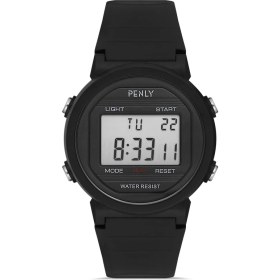 Resim Penly 8212 Model Siyah +4 Renk Kronometre-Alarmlı 5ATM Su Geçirmez Dijital Çocuk Kol Saati 
