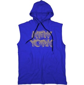 Resim Bluu Newyorkstr Unisex Kapşonlu Kolsuz T-Shirt Fitness Atleti (532942574) 