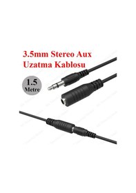 Resim 1.5 Metre 3.5Mm Stereo Aux Ses Uzatma Kablosu 