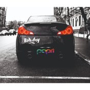 Resim papri Badboy Yazılı Ilginç Yapıştırma Etiket Sticker 