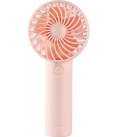 Resim Mini El Tipi Pil İle Çalışan Vantilatör Li-ion Pil, Vantilatör 2 Paket Pembe 